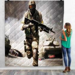 Ps3 Game Battlefield Bad Company V 3D Customized Personalized Quilt Blanket and Home Decor