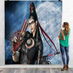 Ps3 Game Bayonetta N 3D Customized Personalized Quilt Blanket and Home Decor