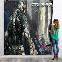Ps3 Game Crysis 2 N 3D Customized Personalized Quilt Blanket and Home Decor