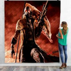 Ps3 Game Fallout New Vegas V 3D Customized Personalized Quilt Blanket and Home Decor