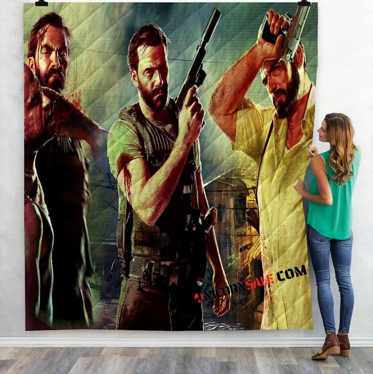 Ps3 Game Max Payne 3 V 3D Customized Personalized Quilt Blanket and Home Decor