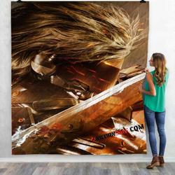 Ps3 Game Metal Gear Rising Revengeance D 3D Customized Personalized Quilt Blanket and Home Decor