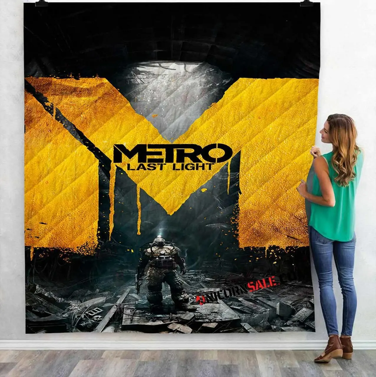 Ps3 Game Metro Last Light D 3D Customized Personalized Quilt Blanket and Home Decor