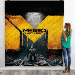 Ps3 Game Metro Last Light D 3D Customized Personalized Quilt Blanket and Home Decor
