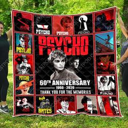 Psycho Movies Quilt Blanket and Home Decor