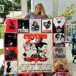 Psycho Quilt Blanket 01733 and Home Decor