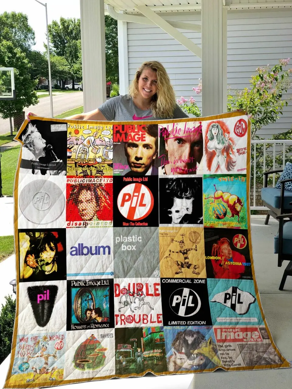 Public Image Limited Quilt Blanket and Home Decor