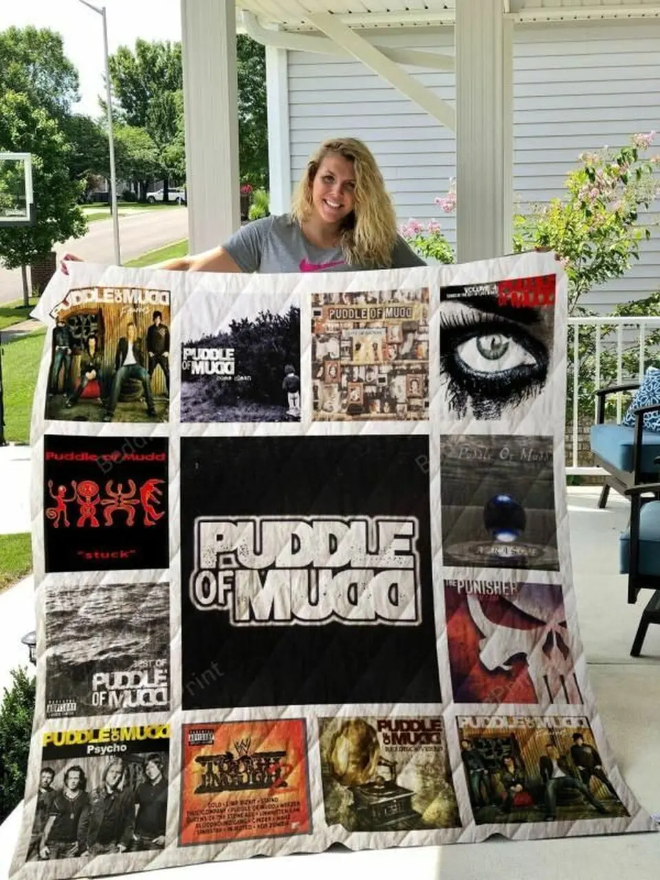 Puddle Of Mudd Albums Quilt Blanket 01 and Home Decor