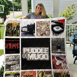 Puddle Of Mudd Albums Quilt Blanket 01 and Home Decor