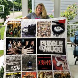 Puddle Of Mudd Albums Quilt Blanket 02 and Home Decor
