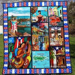 Puerto Rico Blanket Th1307 Quilt and Home Decor
