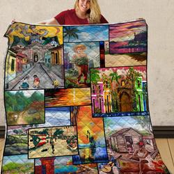 Puerto Rico JFJ11570 3D Customized Quilt 2707 and Home Decor