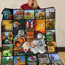 Puerto Rico JFJ11571 3D Customized Quilt 2707 and Home Decor