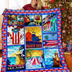 Puerto Rico Quilt Blanket Bbb271129Ht and Home Decor