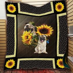 Pug Dog 3D Customized Quilt TUH42094 PLEN2407 and Home Decor