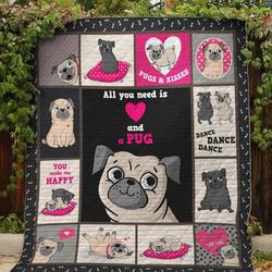 Pug Quilt Blanket Dhc1312554Vt and Home Decor