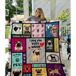 Pug Quilt Tdhnq and Home Decor