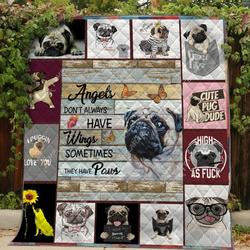Pug Quilt Tdhrw and Home Decor