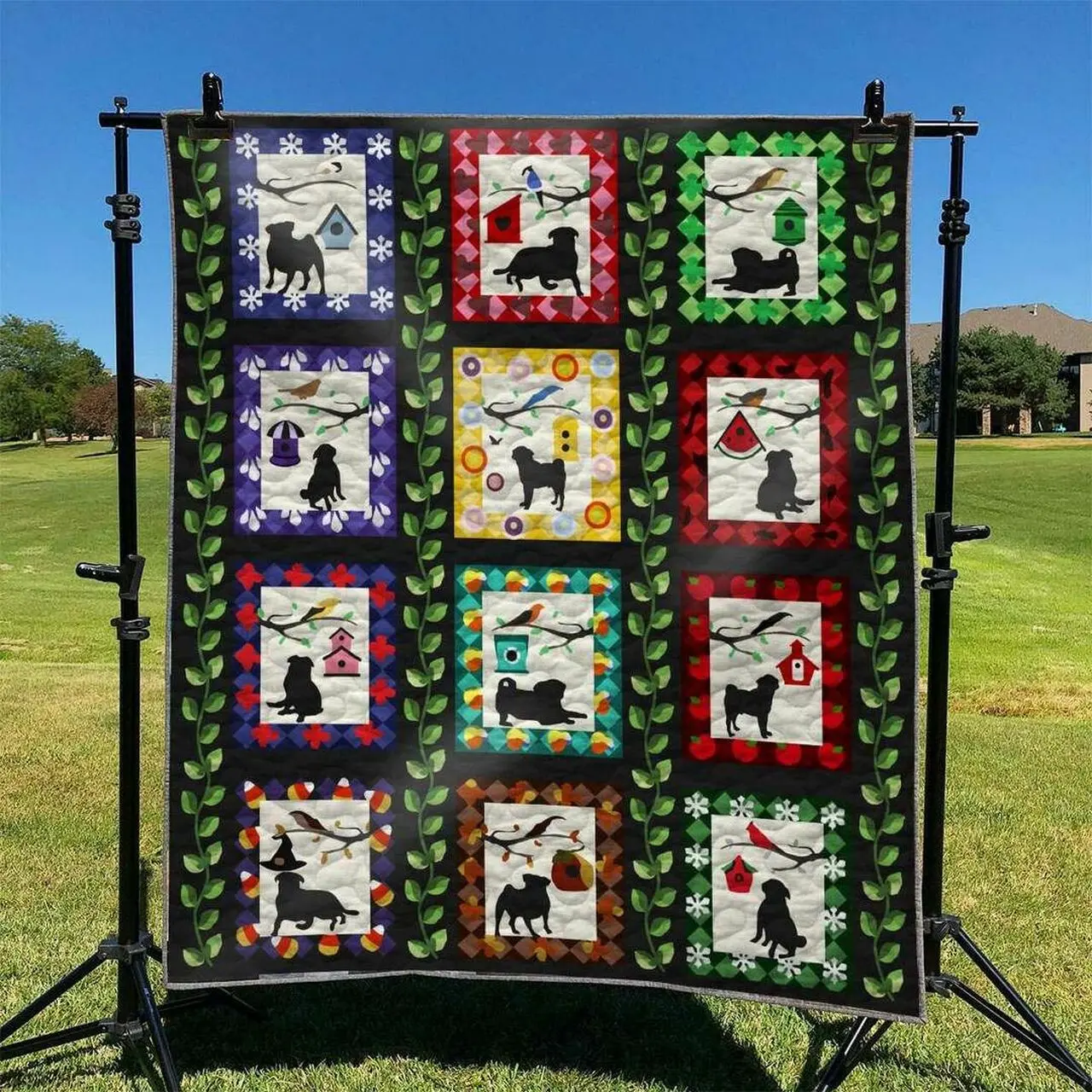 Pug Td2809754 Quilt Blanket and Home Decor