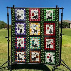 Pug Td2809754 Quilt Blanket and Home Decor