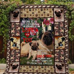 Pug You Got Me Quilt Blanket Dhc020120867Td and Home Decor