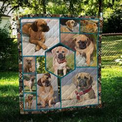 Puggle Cute Cl10100207Mdq Quilt Blanket and Home Decor