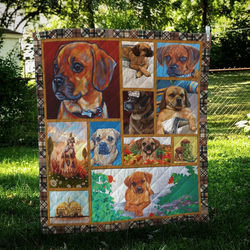 Puggle Heart Skip A Beat Quilt Blanket Dhc020120425Td and Home Decor