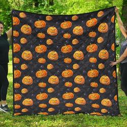 Pumpkin Halloween HUR12336 3D Customized Quilt 2307 and Home Decor