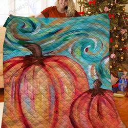 Pumpkin NT2309175CL Quilt Blanket and Home Decor