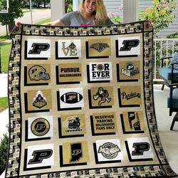 Purdue Boilermakers Quilt Blanket B310512  Quilt and Home Decor