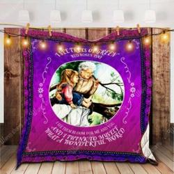 Purple Granddaughter Grandma Quilt Tdhkr and Home Decor