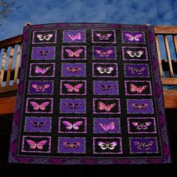 Purple Paradise Quilt Blanket Tt99  Quilt and Home Decor