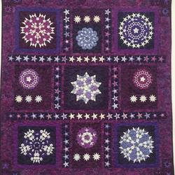 Purple Star Quilt Tdhst and Home Decor