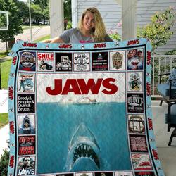 Qd Jaws Lover Ver2 Quilt Blanket and Home Decor