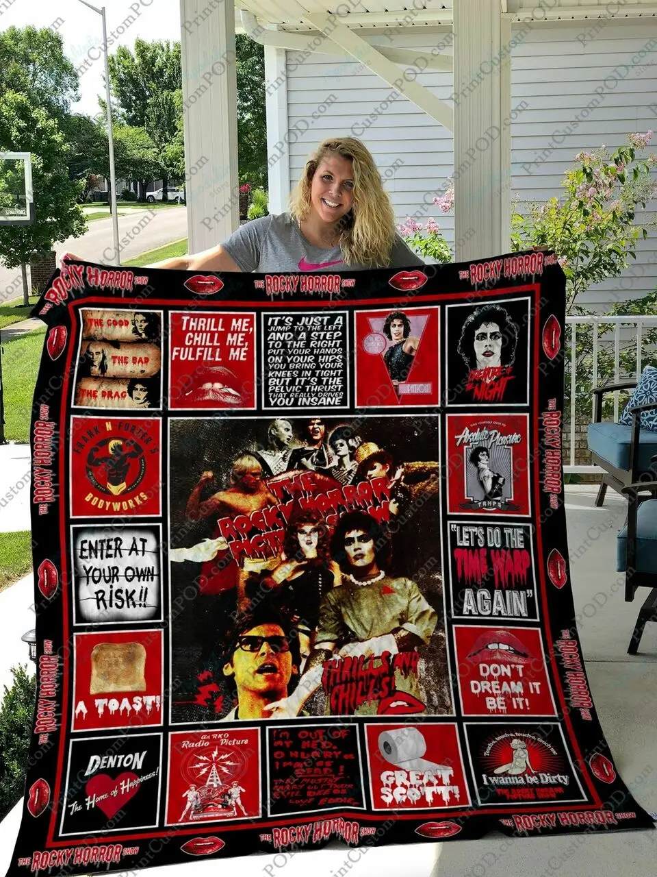 Qd The Rocky Horror Picture Show Ver 2 Quilt Blanket and Home Decor