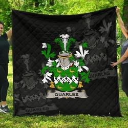 Quarles Ireland Irish Family Crest JFJ11699 3D Customized Quilt 2707 and Home Decor