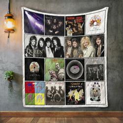 Queen 2 Album Covers Quilt Blanket and Home Decor