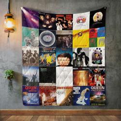 Queen Album Covers Quilt Blanket and Home Decor