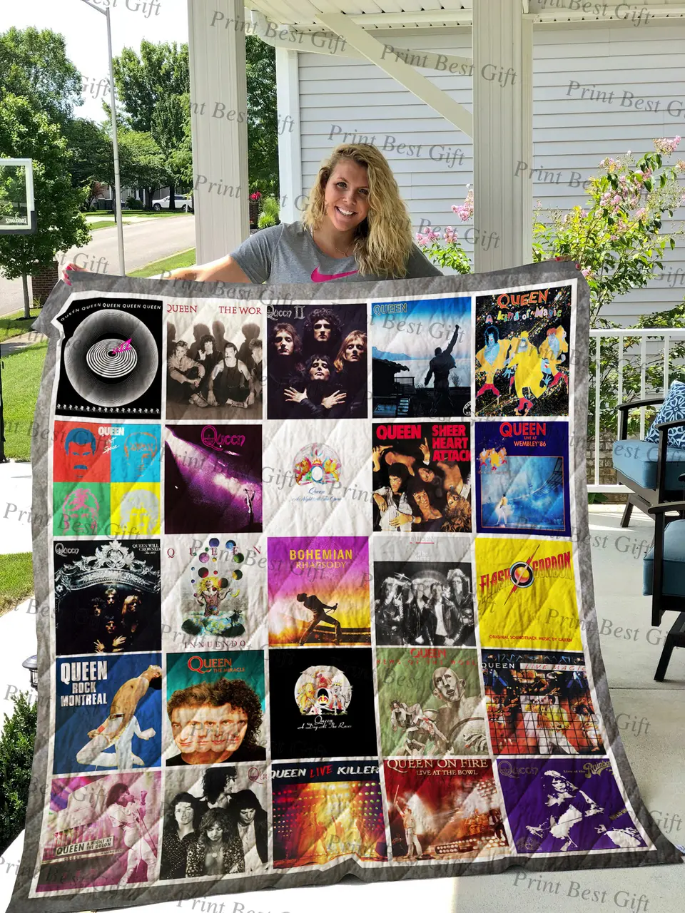 Queen Albums Cover Poster Quilt 2 and Home Decor