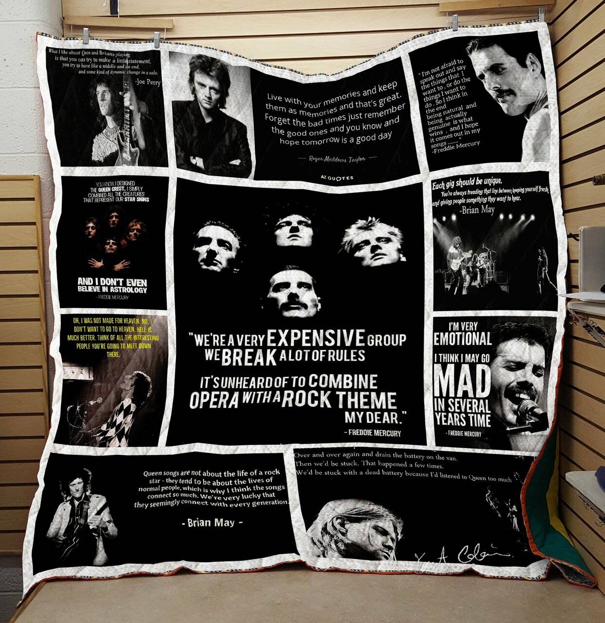 Queen Band Style Quilt Cover and Home Decor