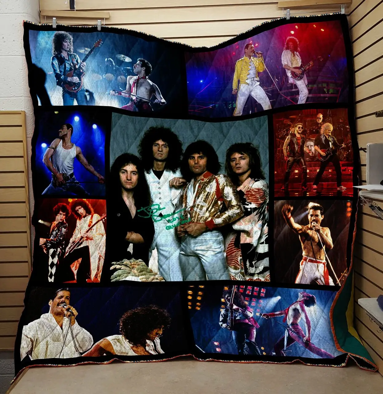 Queen Band Style Quilt and Home Decor
