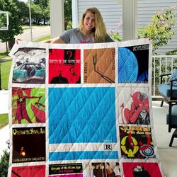 Queens Of The Stone Age Albums Quilt Blanket 01 and Home Decor