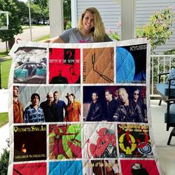 Queens Of The Stone Age Albums Quilt Blanket 02 and Home Decor