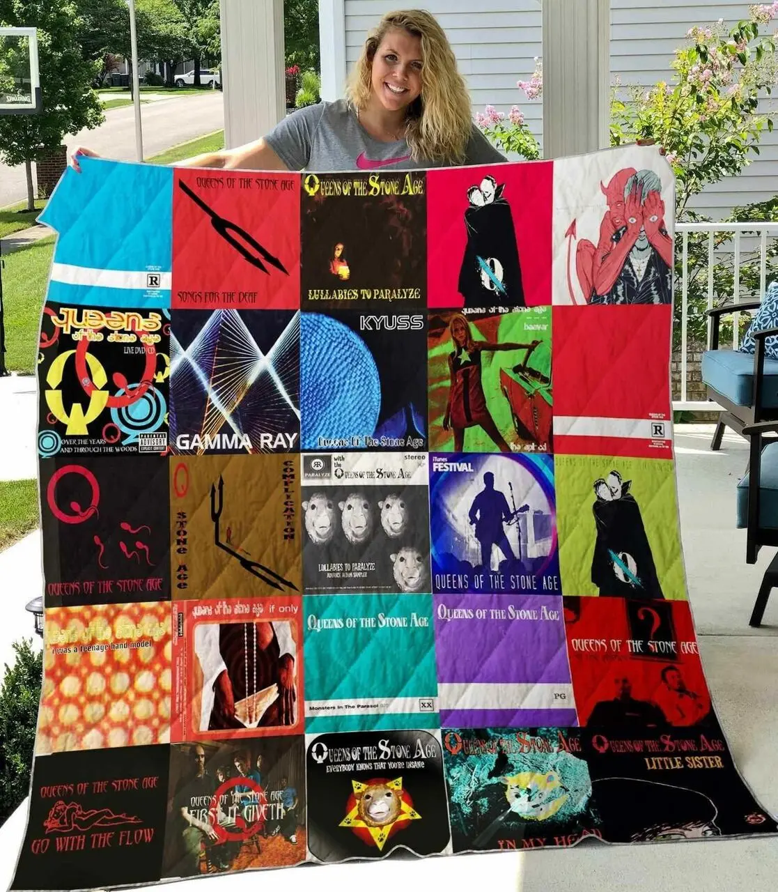 Queens Of The Stone Age Blanket Th2906 Quilt and Home Decor