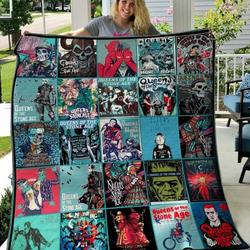 Queens Of The Stone Age Quilt Blanket Hvt040622  Quilt and Home Decor