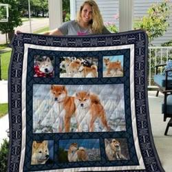 Qui Shiba Inu Quilt Cpi Fuct2209 and Home Decor