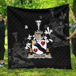 Quicke Ireland Irish Family Crest JFJ11714 3D Customized Quilt 2707 and Home Decor