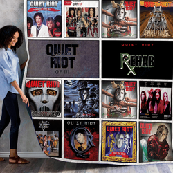 Quiet Riot Albums Quilt Blanket Ver14 and Home Decor