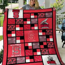 Quilt Blanket Nc State Wolfpack and Home Decor