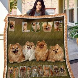 Quilt Ch Chdog8001 Pomeranian and Home Decor
